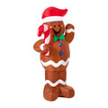 Tinseltown 1.5M Christmas Inflatable Gingerbread Man LED Light Party Decor
