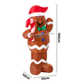 Tinseltown 1.5M Christmas Inflatable Gingerbread Man LED Light Party Decor