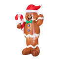 Tinseltown 1.5M Christmas Inflatable Gingerbread Man LED Light Party Decor