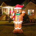 Tinseltown 1.5M Christmas Inflatable Gingerbread Man LED Light Party Decor