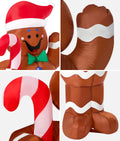 Tinseltown 1.5M Christmas Inflatable Gingerbread Man LED Light Party Decor