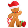 Tinseltown 2.4M Christmas Inflatable Gingerbread Man LED Lights Outdoor Decor