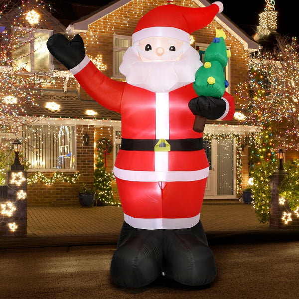 Tinseltown 3.6M Christmas Inflatable Santa Xmas LED Lights Outdoor Decoration