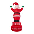 Tinseltown 2.4M Christmas Inflatable Spinning Santa Claus Xmas Decor LED Outdoor