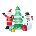 Tinseltown 2.4M Christmas Inflatable Set of 3 Xmas Decoration LED Light Outdoor