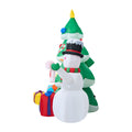 Tinseltown 2.4M Christmas Inflatable Set of 3 Xmas Decoration LED Light Outdoor