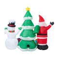 Tinseltown 2.4M Christmas Inflatable Set of 3 Xmas Decoration LED Light Outdoor