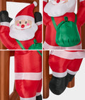 Tinseltown 2.4M Christmas Inflatable Santa Ladder LED Light Xmas Party Decor