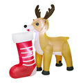 Tinseltown 1.8M Christmas Inflatable Reindeer LED Light Garden Decor Toy