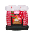 Tinseltown 1.5M Christmas Inflatable Fireplace LED Light Indoor Outdoor Decor
