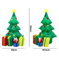 Tinseltown Christmas Inflatable Tree Gifts 1.5M Xmas Decor LED Lights Outdoor