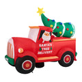 Tinseltown 2.2M Christmas Inflatable Santa Truck Xmas Decor LED Lights