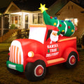 Tinseltown 2.2M Christmas Inflatable Santa Truck Xmas Decor LED Lights