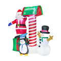 Tinseltown Christmas Inflatable Santa LED Light Outdoor Indoor Xmas Decoration