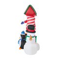 Tinseltown Christmas Inflatable Santa LED Light Outdoor Indoor Xmas Decoration