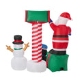 Tinseltown Christmas Inflatable Santa LED Light Outdoor Indoor Xmas Decoration