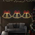 Tinseltown Christmas Light 3PCS Jingle Bell Set LED Motif Lights Xmas Decor
