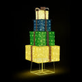 Tinseltown 3D Christmas Light LED 142cm Gift Boxes Xmas Decor 8 Effects