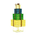 Tinseltown 3D Christmas Light LED 142cm Gift Boxes Xmas Decor 8 Effects