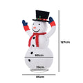 Tinseltown 3D Christmas Snowman Light LED 127cm Xmas Decor Festive Display