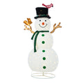 Tinseltown 3D Christmas LED Lights 1.63M Snowman Xmas Outdoor Decor Metal Frame