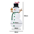 Tinseltown 3D Christmas LED Lights 1.63M Snowman Xmas Outdoor Decor Metal Frame