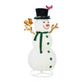 Tinseltown 3D Christmas LED Lights 1.63M Snowman Xmas Outdoor Decor Metal Frame