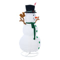 Tinseltown 3D Christmas LED Lights 1.63M Snowman Xmas Outdoor Decor Metal Frame