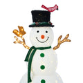 Tinseltown 3D Christmas LED Lights 1.63M Snowman Xmas Outdoor Decor Metal Frame