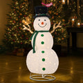 Tinseltown 3D Christmas LED Lights 1.63M Snowman Xmas Outdoor Decor Metal Frame