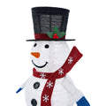 Tinseltown 3D Christmas LED Lights Set of 3 Snowmen Outdoor Xmas Decor Metal