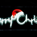 Tinseltown Merry Christmas Sign Light LED Motif Rope Lights 76cm Xmas Decor